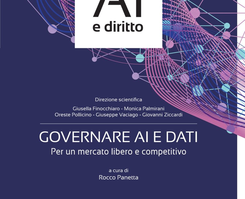 Copertina del volume Governare AI e dati. Per un mercato libero e competitivo, a cura di Rocco Panetta, Lefebvre Giuffrè 2026